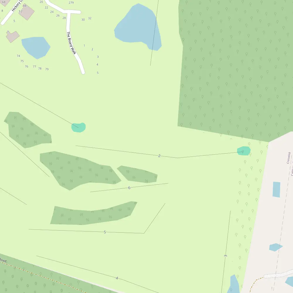 RACV Goldfields Hole 2 map