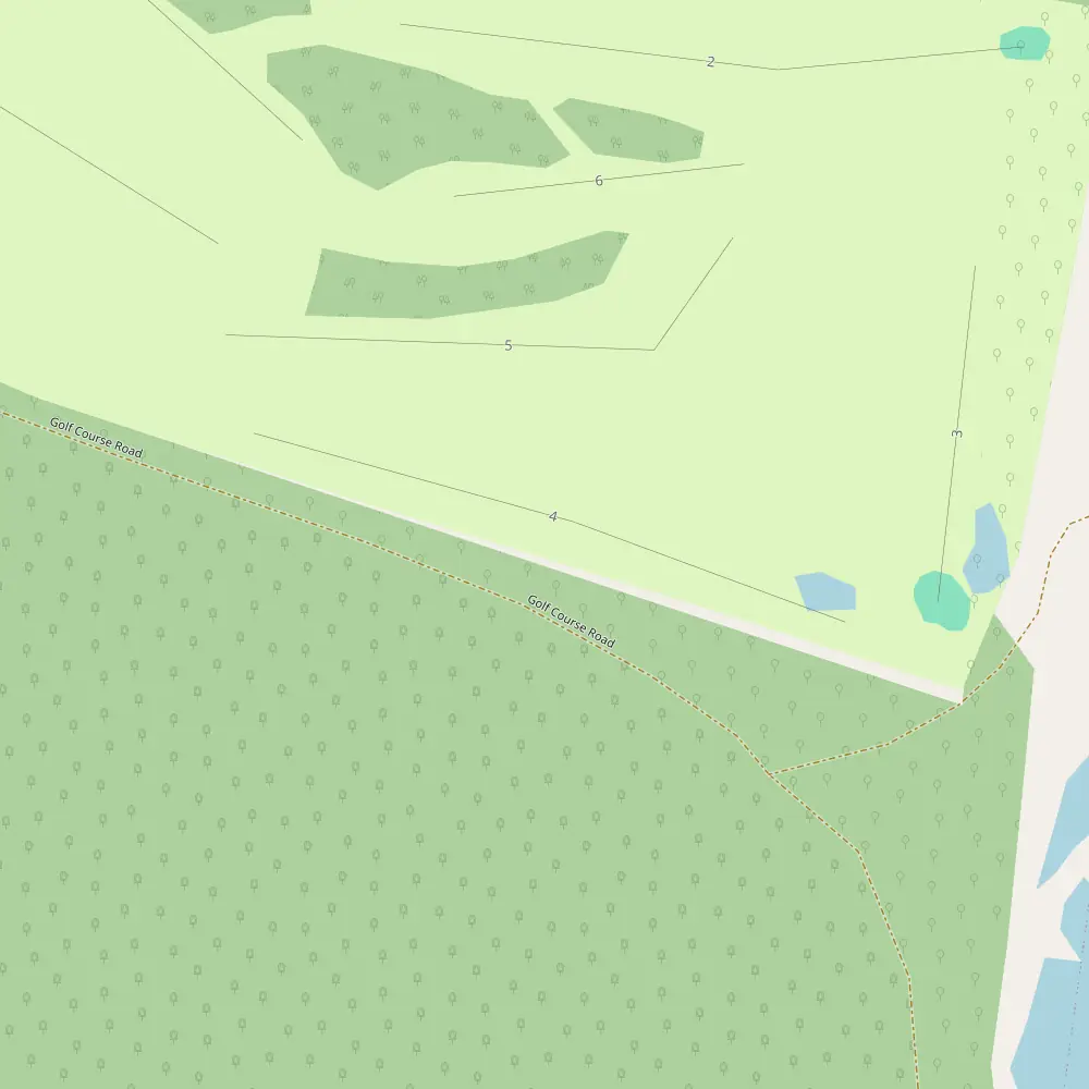 RACV Goldfields Hole 4 map