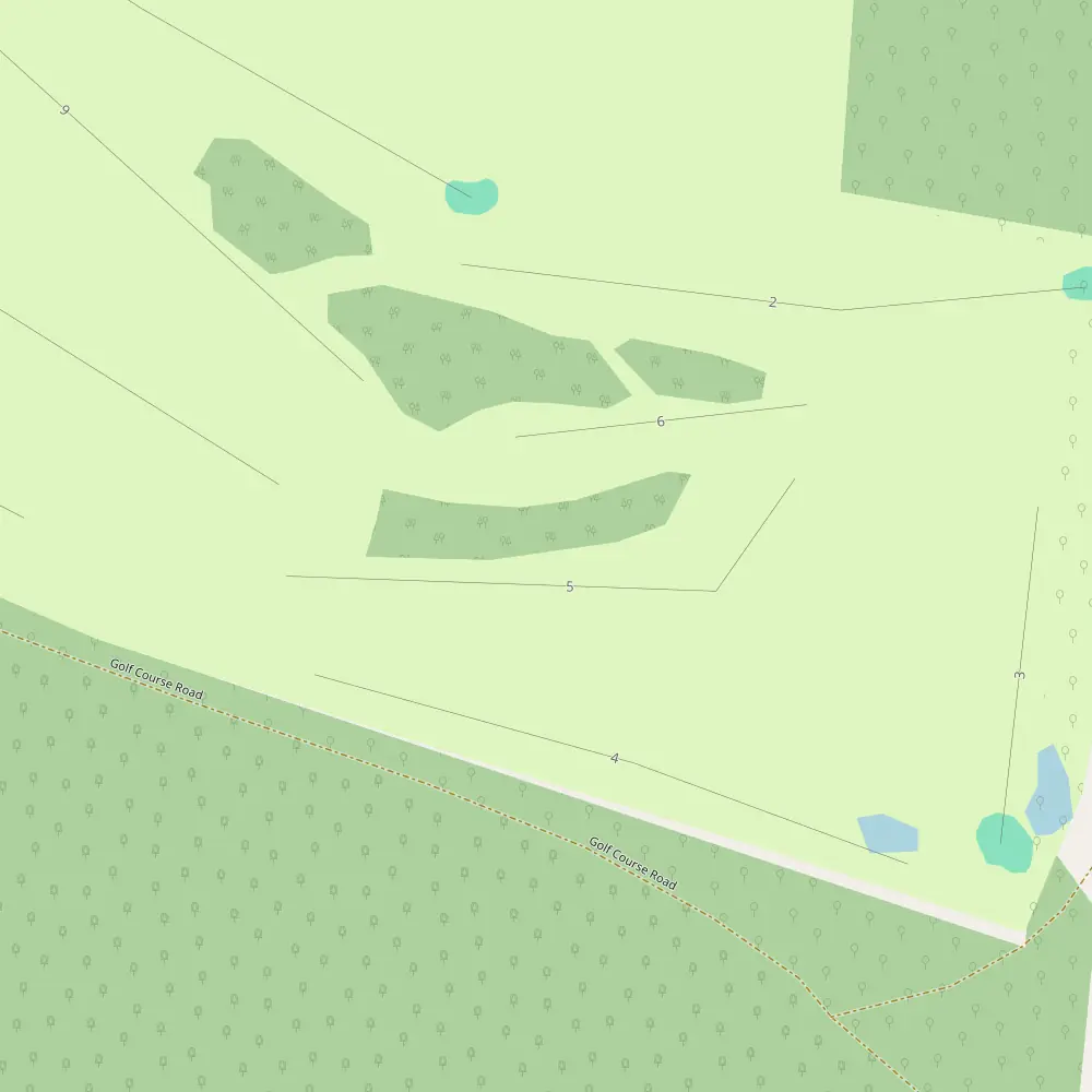 RACV Goldfields Hole 7 map