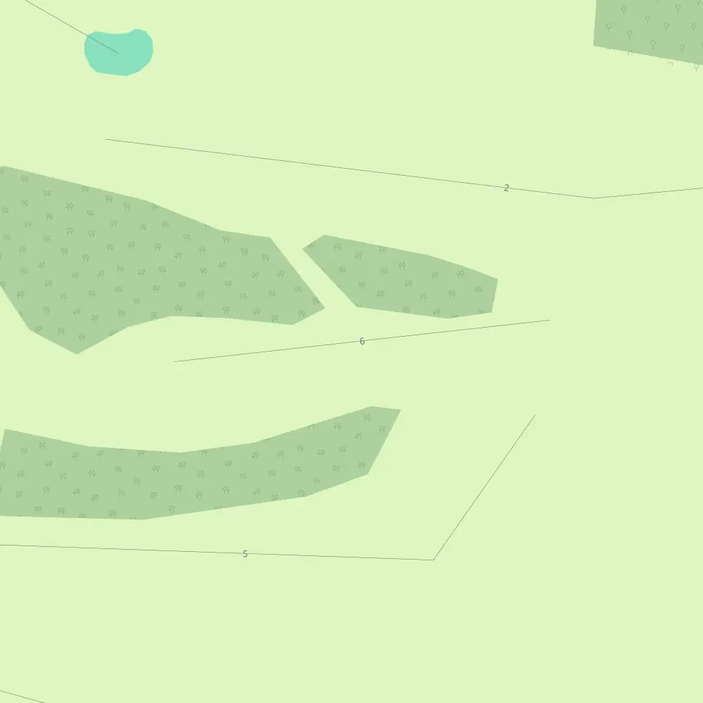 RACV Goldfields Hole 8 map