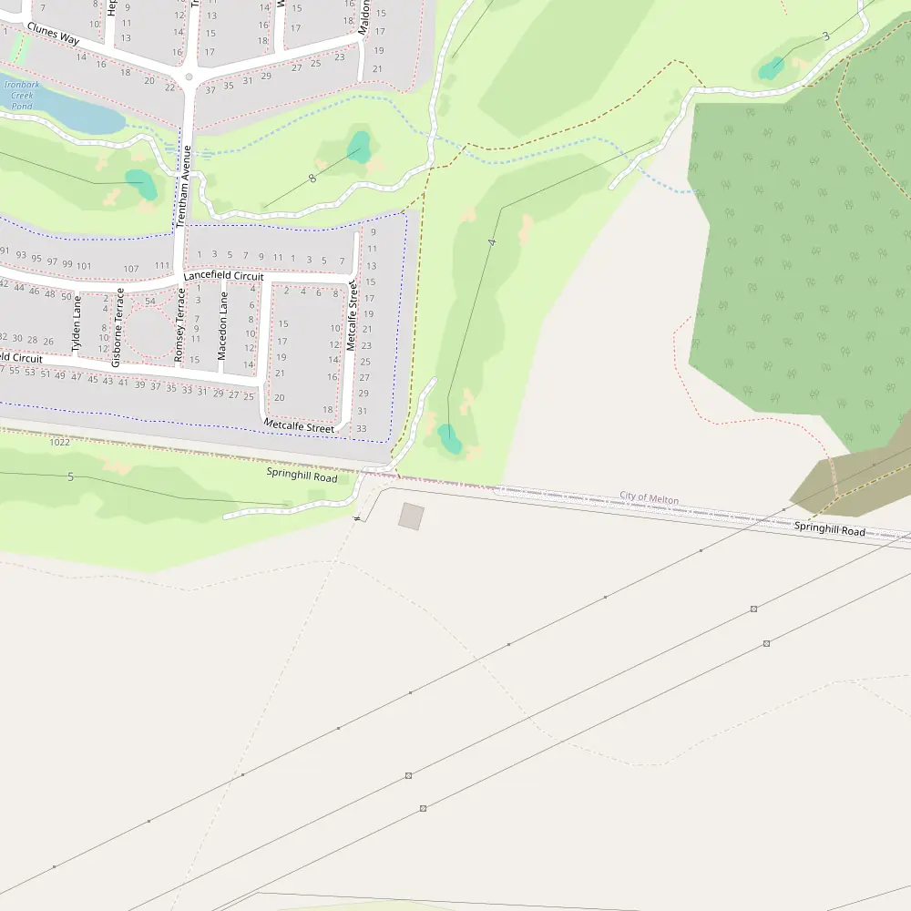 Eynesbury Golf Course Hole 4 map