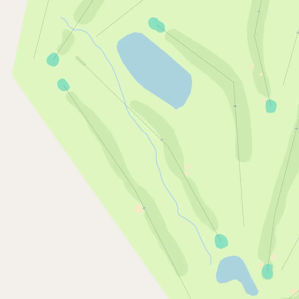 Gisborne Golf Club Hole 7 map