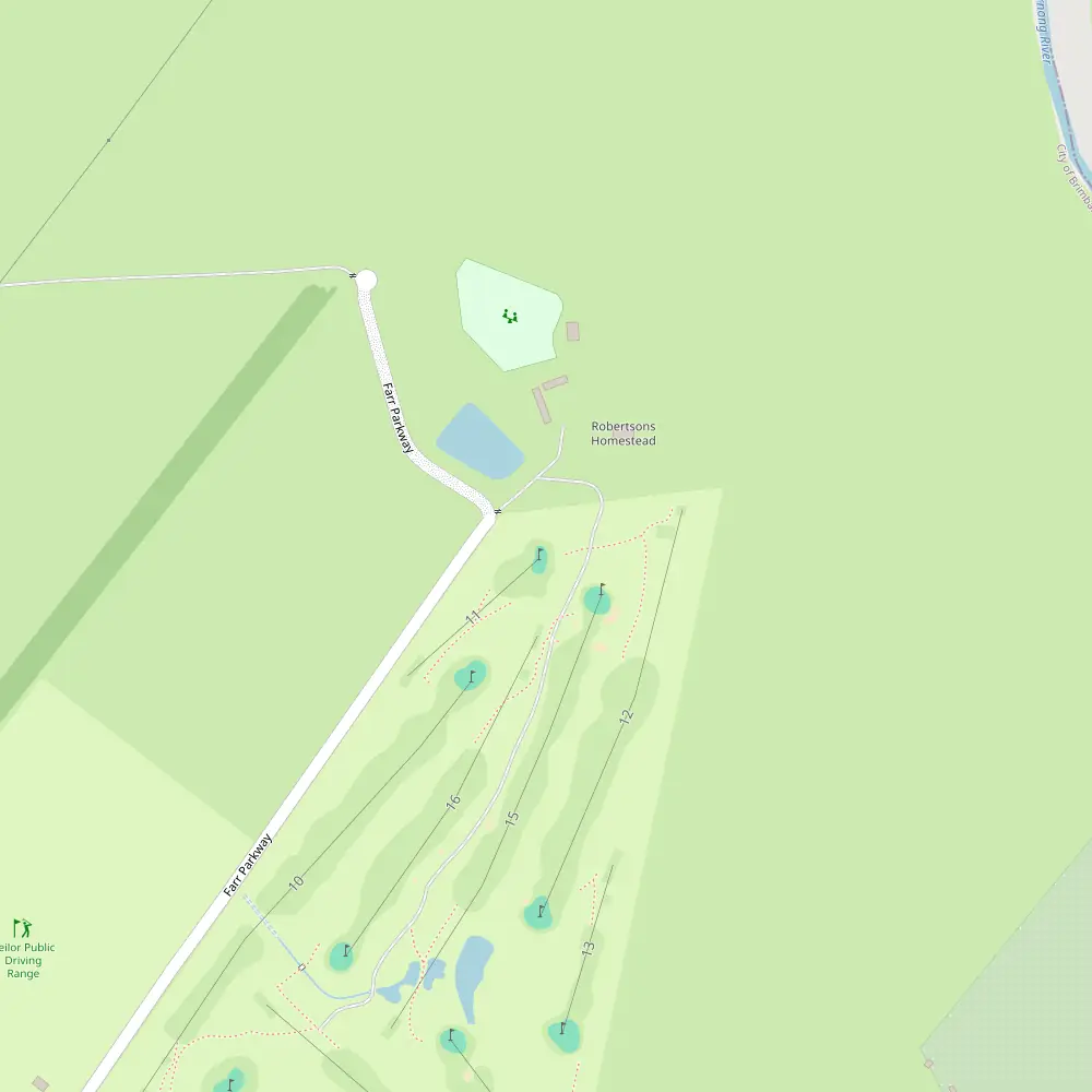 Keilor Public Golf Course Hole 11 map