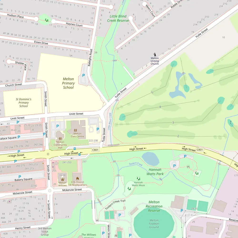 Melton Valley Golf Club Hole 4 map