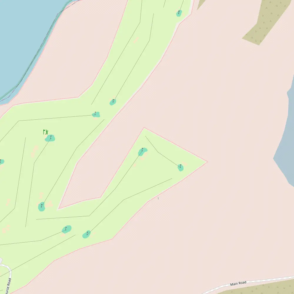 Queenscliff Golf Club Hole 2 map