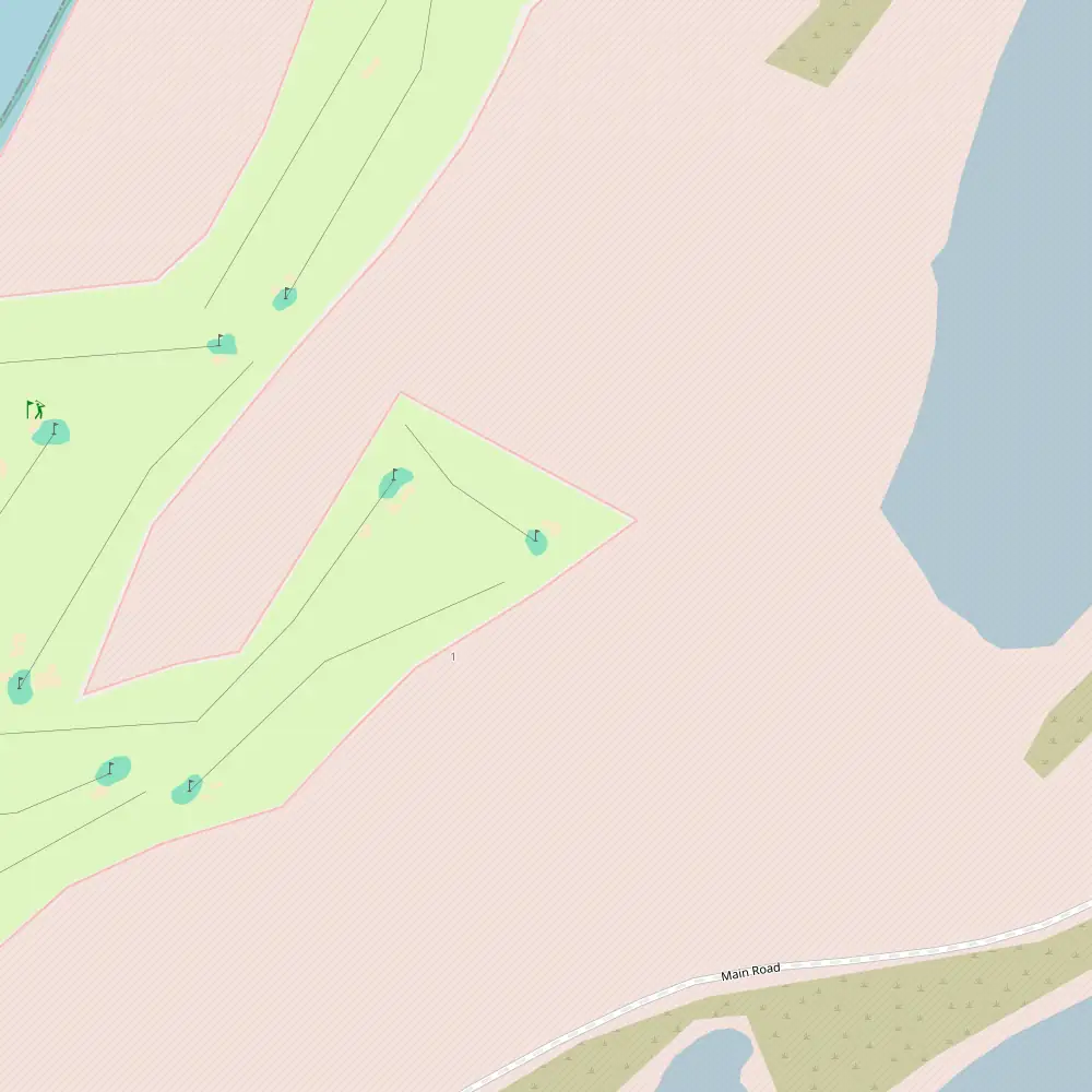 Queenscliff Golf Club Hole 3 map