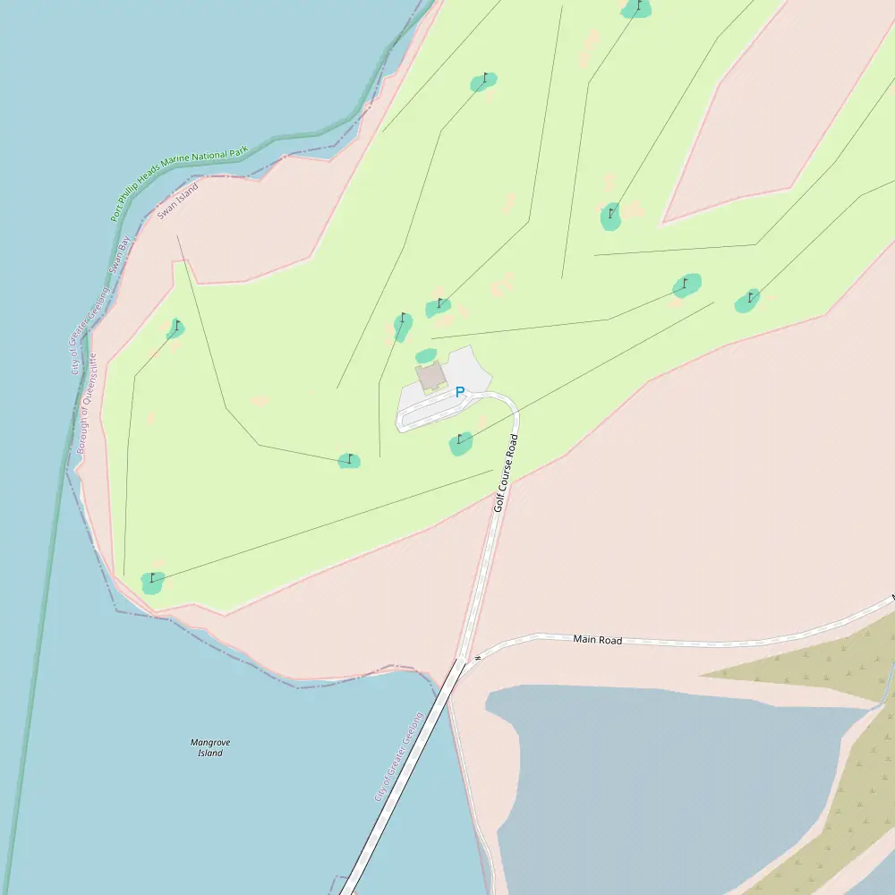 Queenscliff Golf Club Hole 5 map
