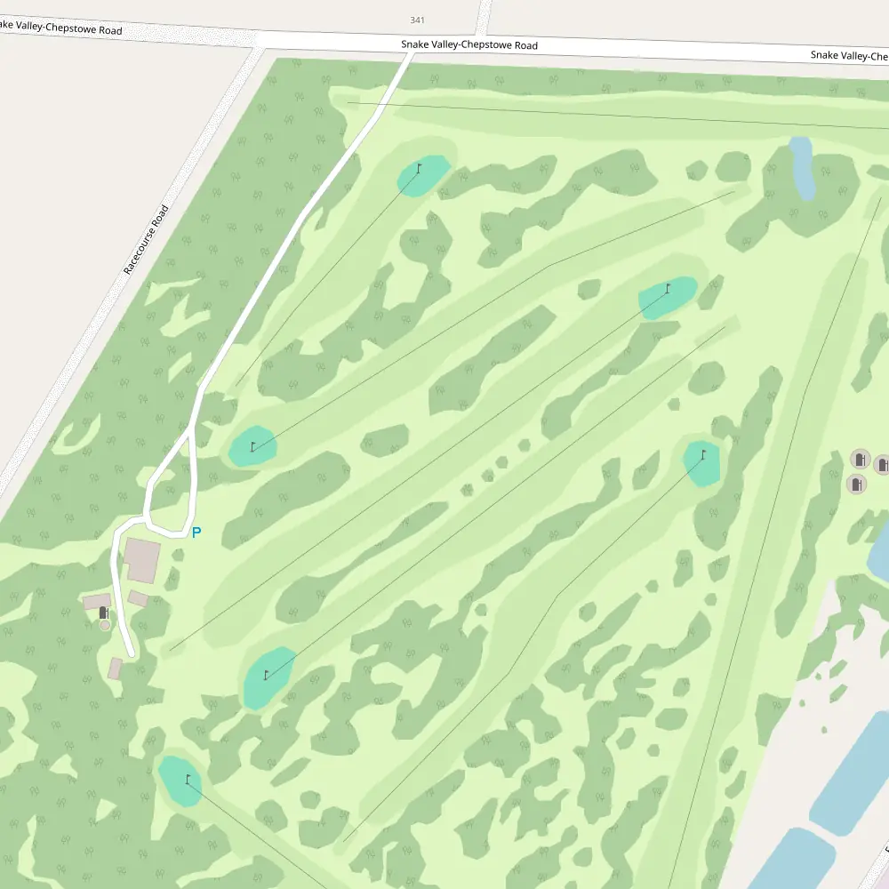Snake Valley Golf Club Hole 10 map