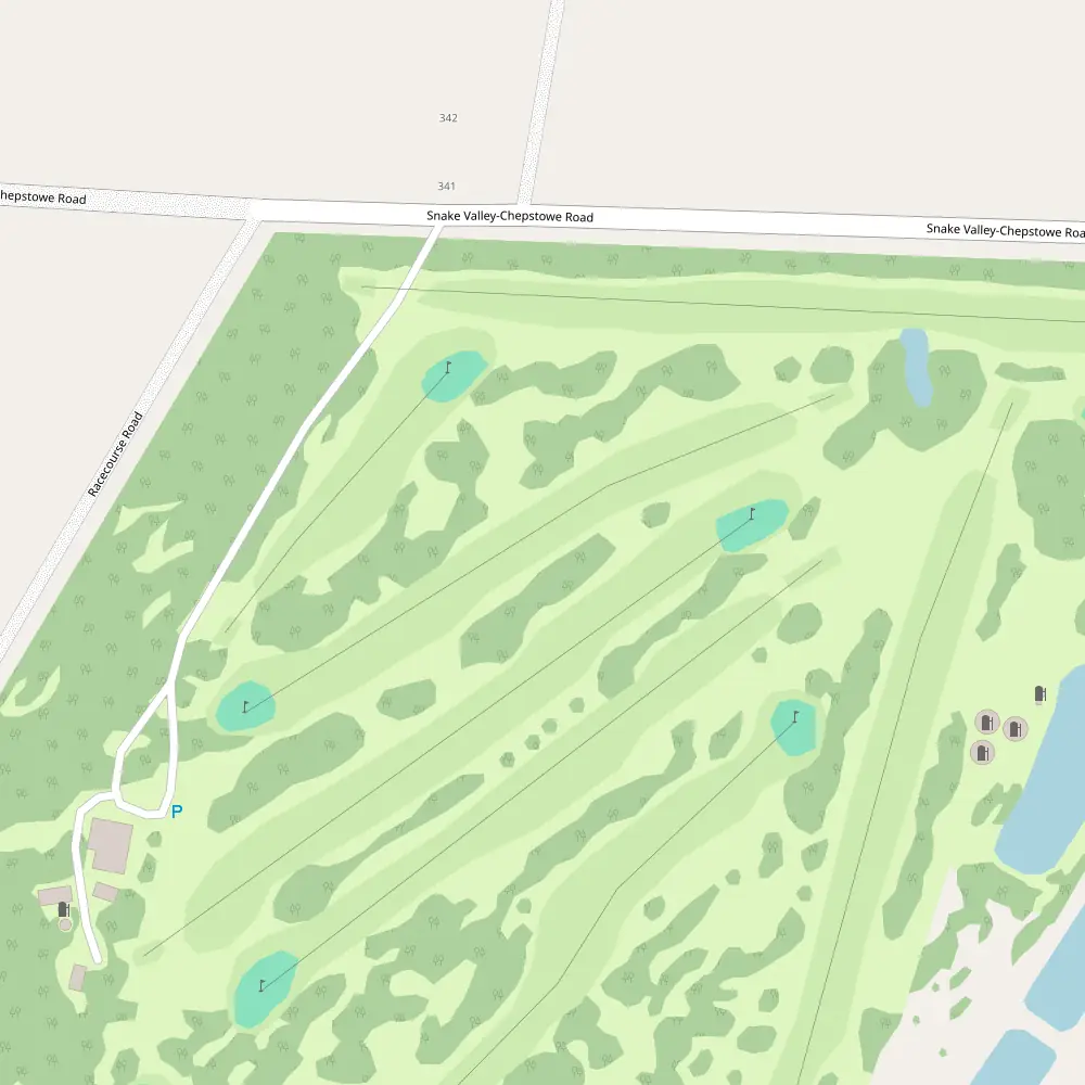 Snake Valley Golf Club Hole 11 map