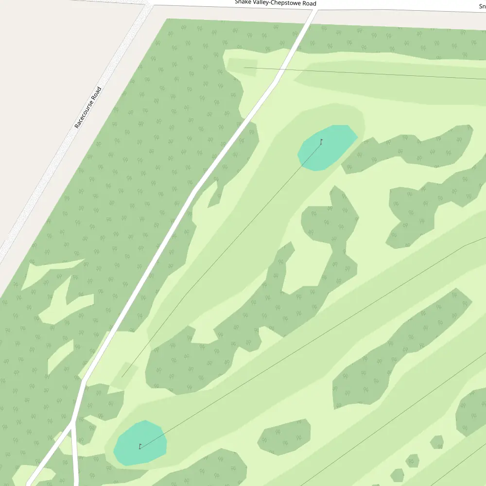 Snake Valley Golf Club Hole 12 map