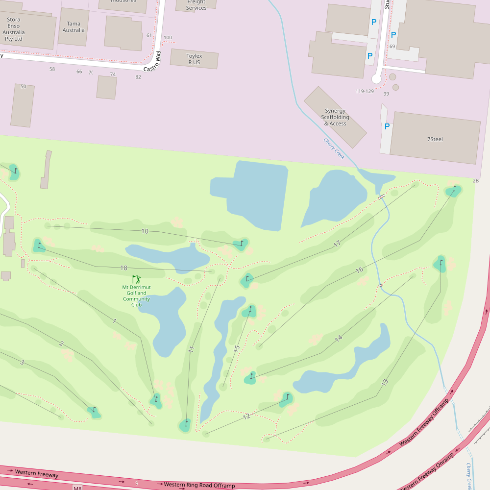 Sunshine Golf Club Hole 10 map