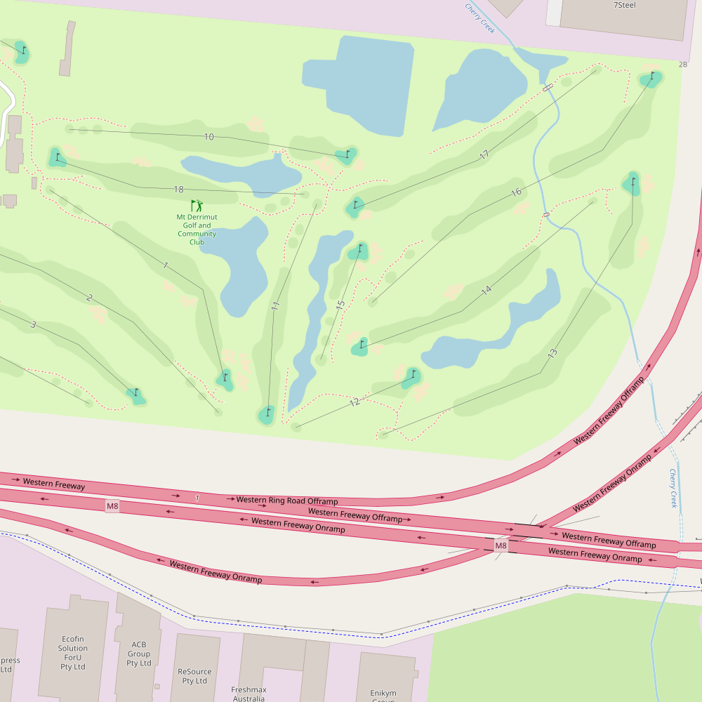 Sunshine Golf Club Hole 14 map