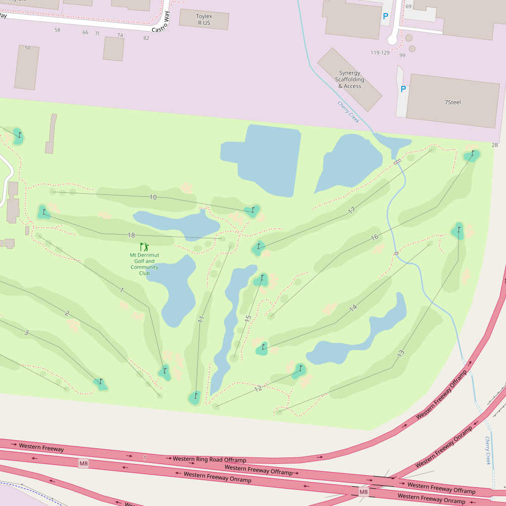 Sunshine Golf Club Hole 17 map