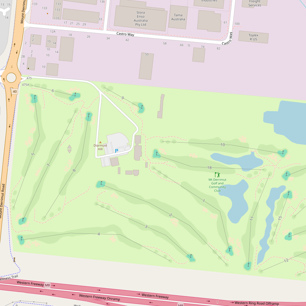 Sunshine Golf Club Hole 18 map