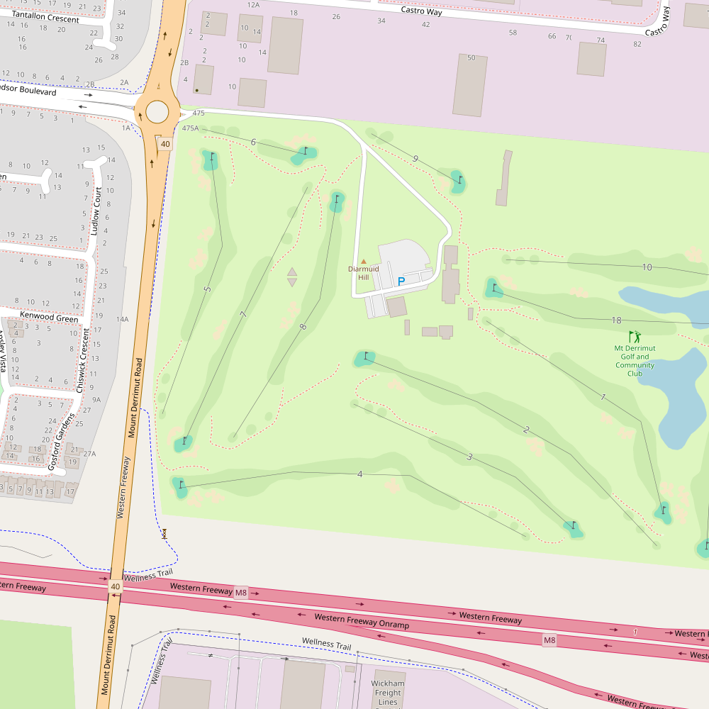 Sunshine Golf Club Hole 2 map