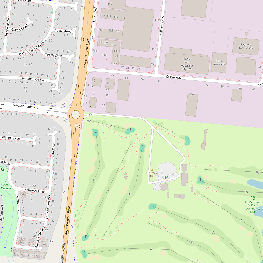 Sunshine Golf Club Hole 6 map
